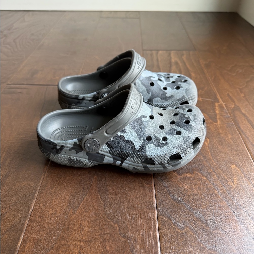 Kids Camouflage Slip-On Crocs